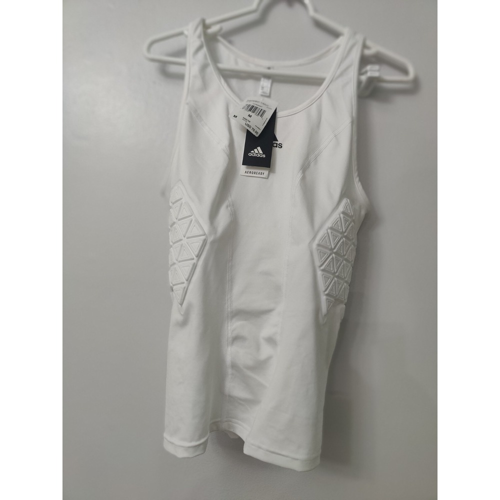 ADIDAS‎ MEN'S WHITE PADDLES TANK SHIRT FOOTBALL SIZE XL NWT